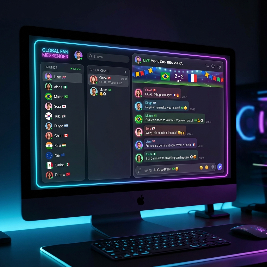 Global Fan Messenger UI